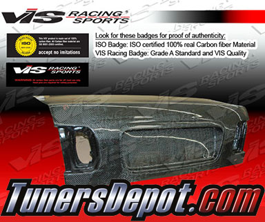 VIS OEM Style Carbon Fiber Trunk - 92-95 Honda Civic 4dr