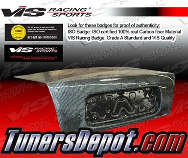 VIS OEM Style Carbon Fiber Trunk - 92-96 Honda Prelude 2dr