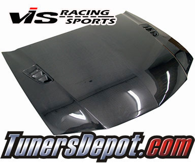 VIS RR Style Carbon Fiber Hood - 06-08 Acura TSX 4dr