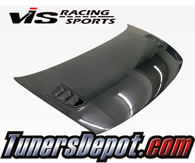 VIS RR Style Carbon Fiber Hood - 06-11 Honda Civic 2dr