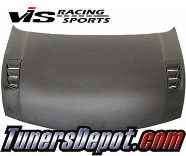 VIS RR Style Carbon Fiber Hood - 06-11 Honda Civic 4dr