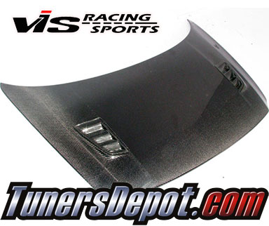 VIS RR Style Carbon Fiber Hood - 11-16 Honda CR-Z 3dr Hatchback