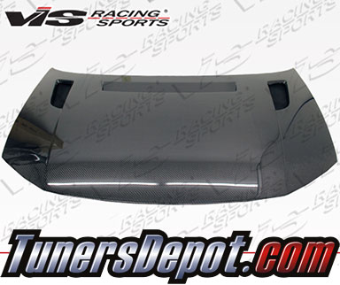 VIS RVS Style Carbon Fiber Hood - 12-12 Honda Civic 4dr