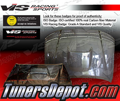 VIS SR 5 Style Carbon Fiber Hood - 05-09 Toyota Tacoma 2dr