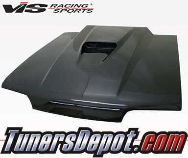 VIS SS Style Carbon Fiber Hood - 87-93 Ford Mustang 