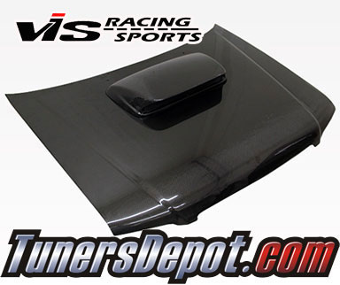 VIS STI Style Carbon Fiber Hood - 01-02 Subaru Forester 4dr
