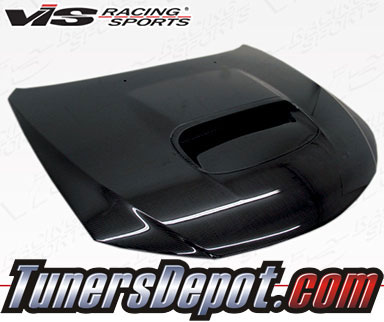 VIS STI Style Carbon Fiber Hood - 08-14 Subaru WRX