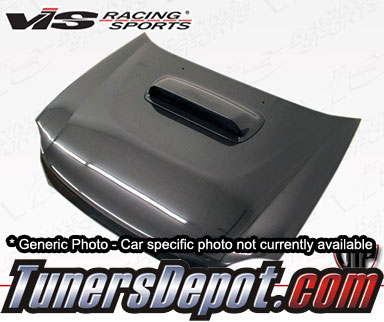 VIS STI Style Carbon Fiber Hood - 15-16 Subaru WRX 4dr