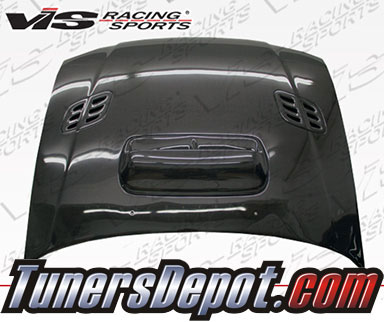 VIS STI Style Carbon Fiber Hood - 93-01 Subaru Impreza