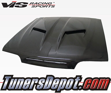 VIS Stalker 2 Style Carbon Fiber Hood - 87-93 Ford Mustang 