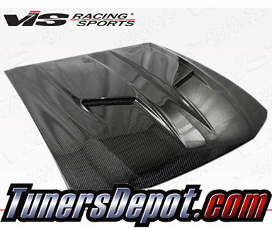 VIS Stalker 2 Style Carbon Fiber Hood - 99-04 Ford Mustang 