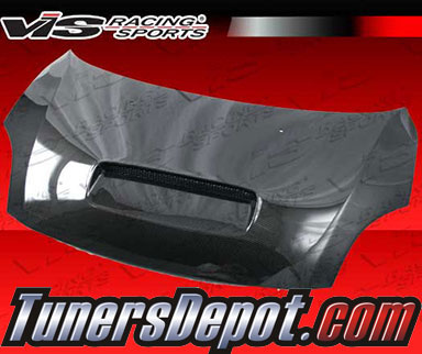 VIS Techno R Style Carbon Fiber Hood - 05-07 Suzuki Swift 4dr