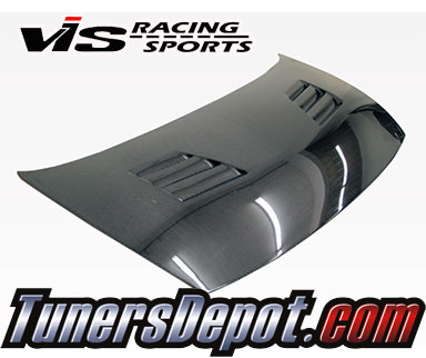 VIS Techno R Style Carbon Fiber Hood - 06-11 Honda Civic 2dr