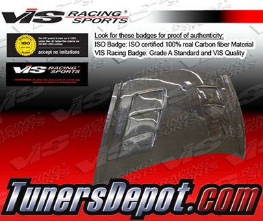 VIS Terminator Style Carbon Fiber Hood - 07-08 Honda Fit 4dr