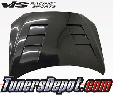 VIS Terminator Style Carbon Fiber Hood - 08-15 Mitsubishi Lancer EVO X 