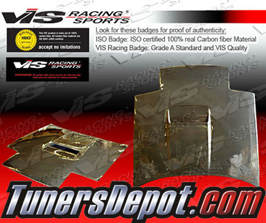 VIS Turbo Style Carbon Fiber Hood - 86-91 Mazda RX-7 