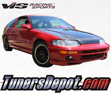 VIS US SiR Style Carbon Fiber Hood - 88-91 Honda CRX 3dr Hatchback