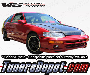 VIS US SiR Style Carbon Fiber Hood - 88-91 Honda Civic 3dr Hatchback