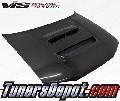 VIS V Line Style Carbon Fiber Hood - 95-99 Subaru Legacy 4dr