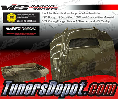 VIS V Line Style Carbon Fiber Hood - 98-05 Lexus GS300 4dr