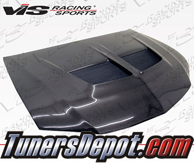 VIS VRS Style Carbon Fiber Hood - 03-05 Mitsubishi Lancer EVO VIII 