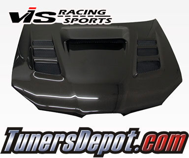VIS VRS Style Carbon Fiber Hood - 06-07 Subaru WRX 4dr