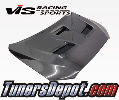 VIS VS 2 Style Carbon Fiber Hood - 08-15 Mitsubishi Lancer EVO X 