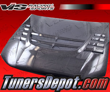 VIS VTX Style Carbon Fiber Hood - 99-03 Mitsubishi Galant 4dr