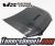 VIS XTS Style Carbon Fiber Hood - 06-08 Audi A4 4dr