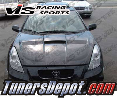 VIS Xtreme GT Style Carbon Fiber Hood - 00-05 Toyota Celica