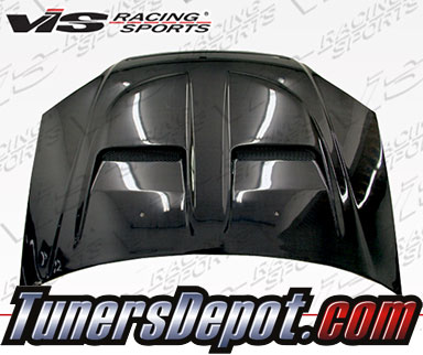 VIS Xtreme GT Style Carbon Fiber Hood - 01-03 Honda Civic 