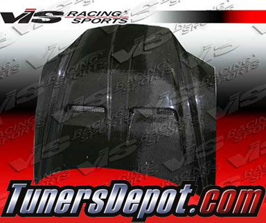 VIS Xtreme GT Style Carbon Fiber Hood - 03-06 Hyundai Tiburon