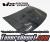 VIS Xtreme GT Style Carbon Fiber Hood - 88-91 Honda Civic 3dr Hatchback