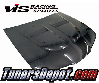 VIS Xtreme GT Style Carbon Fiber Hood - 92-96 Honda Prelude 2dr