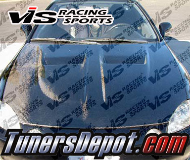 VIS Xtreme GT Style Carbon Fiber Hood - 93-97 Honda Del Sol 2dr