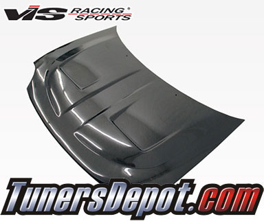 VIS Xtreme GT Style Carbon Fiber Hood - 95-99 Dodge Neon