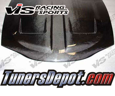 VIS Xtreme GT Style Carbon Fiber Hood - 95-99 Mitsubishi Eclipse 2dr