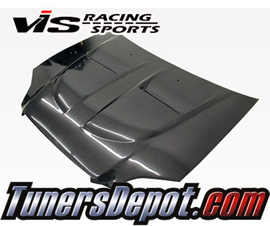 VIS Xtreme GT Style Carbon Fiber Hood - 99-00 Honda Civic
