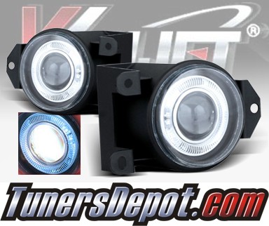 WINJET® Halo Projector Fog Light Kit (Clear) - 00-06 GMC Yukon Denali  (OEM Replacement Only)