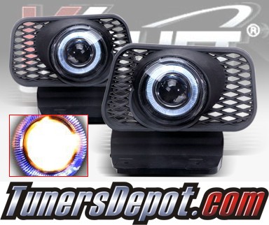 WINJET® Halo Projector Fog Light Kit (Clear) - 04-06 Chevy Avalanche (New Install Only)