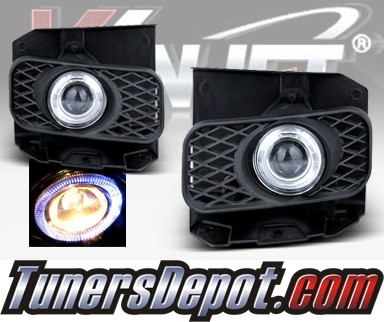 WINJET® Halo Projector Fog Light Kit (Clear) - 99-03 Ford F-150 F150 (New Install Only)