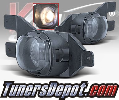 WINJET® Halo Projector Fog Light Kit (Smoke) - 00-05 Ford Excursion (New Install Only)