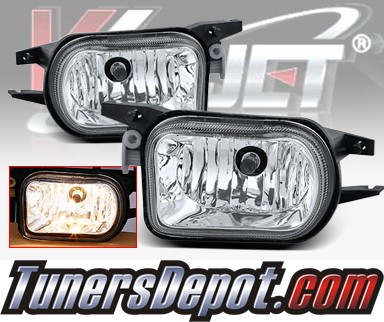 WINJET® OEM Style Fog Light Kit (Clear) - 01-05 Mercedes Benz C240 W203 C Class (New Install Only)