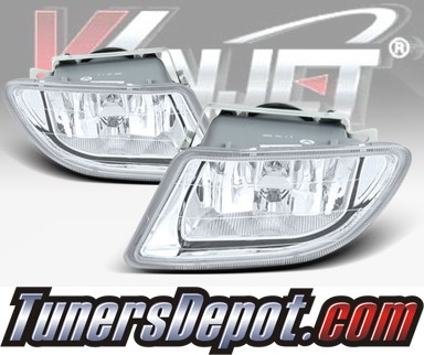 WINJET® OEM Style Fog Light Kit (Clear) - 02-04 Honda Odyssey