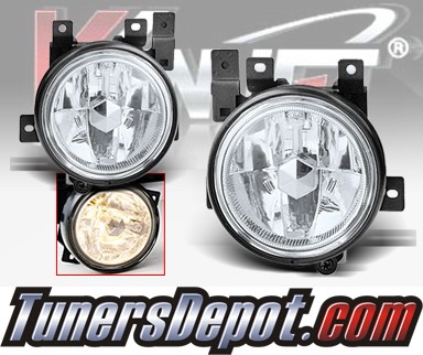 WINJET® OEM Style Fog Light Kit (Clear) - 03-04 Honda Element