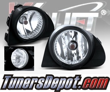 WINJET® OEM Style Fog Light Kit (Clear) - 03-05 Toyota Echo