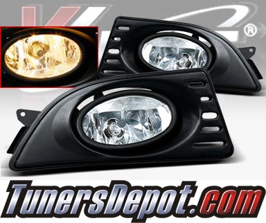 WINJET® OEM Style Fog Light Kit (Clear) - 05-07 Acura RSX RS-X