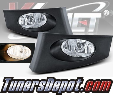 WINJET® OEM Style Fog Light Kit (Clear) - 06-08 Honda Fit