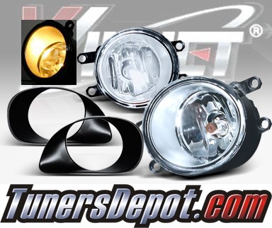 WINJET® OEM Style Fog Light Kit (Clear) - 06-08 Toyota Yaris 3dr Hatchback