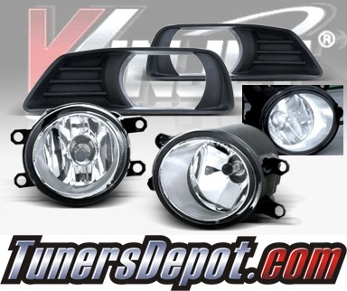 WINJET® OEM Style Fog Light Kit (Clear) - 07-09 Toyota Camry